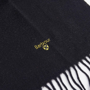 Barbour - Barbour Lambswool Scarf - Black -  - Alternative View 1