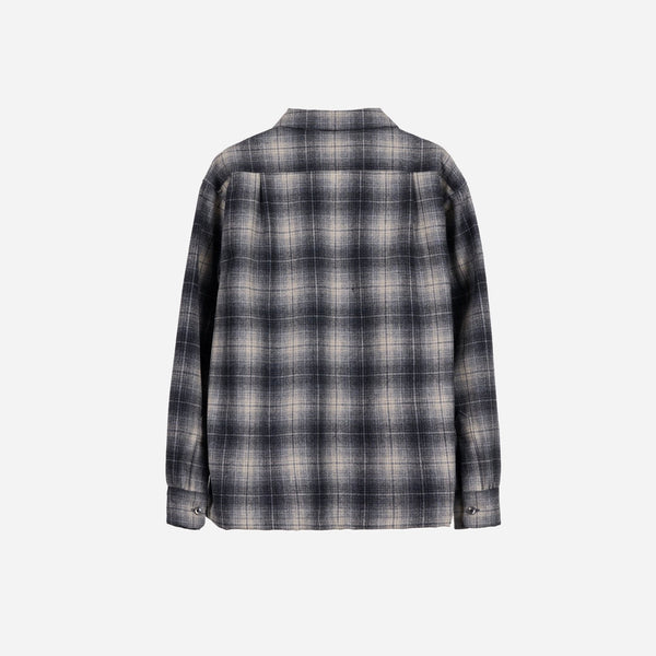 Pendleton Made for Japan Open Collar Shirt - Grey/Black
