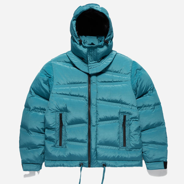 OBLIQUE QUILTED PUFFA DOWN - TEAL BLUE - The Great Divide