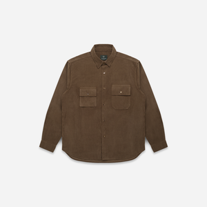 Knickerbocker - Knickerbocker Pacific Corduroy Shirt - Coffee -  - Main Front View