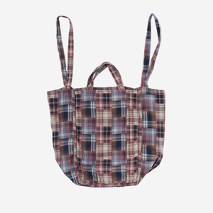 Pendleton - MADRAS CHECKED TOTE BAG - ROSE -  - Main Front View