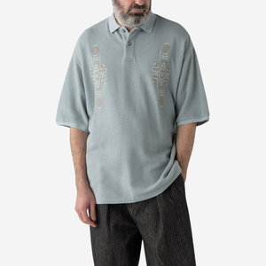 Pendleton - EMB POLO SHIRT - SLATE BLUE -  - Alternative View 1