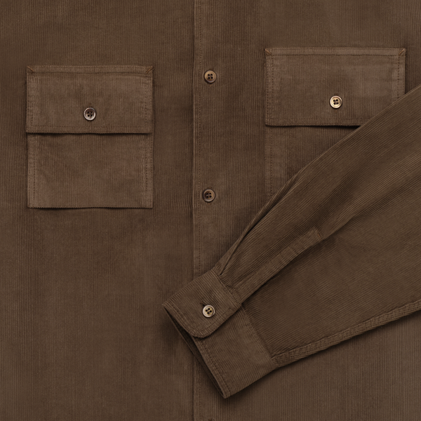 Knickerbocker Pacific Corduroy Shirt - Coffee