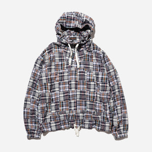 Beams+ - MIL SMOCK PATCHWORK JACKET - NAVY/MULTI -  - Main Front View