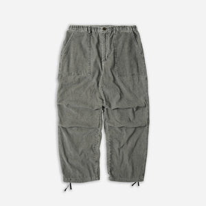 Frizmworks - CORDUROY BANDING WIDE FATIGUE PANTS - OLIVE -  - Main Front View