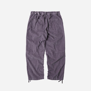 Frizmworks - CORDUROY BANDING WIDE FATIGUE PANTS - RED BEAN -  - Alternative View 1