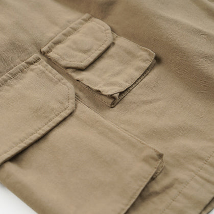CANVAS MULTI POCKET SHORTS - BEIGE