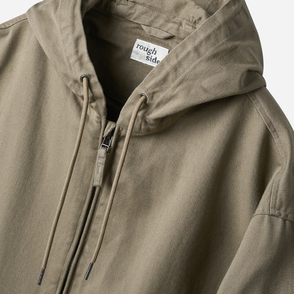 HILL CANVAS PARKA JACKET - SAND