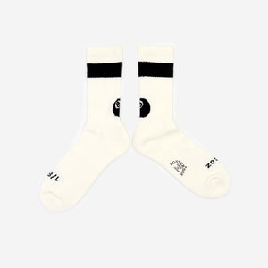 Rostersox - 8BALL SOCKS - WHITE -  - Main Front View