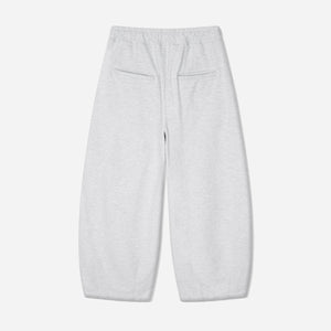 Anglan - STEADY SWEAT BALLOON PANTS - WHITE MELANGE -  - Alternative View 1