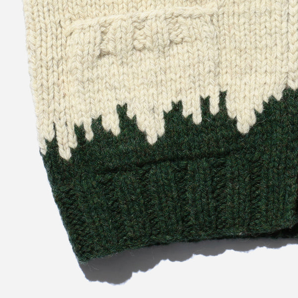 COWICHAN DUCK WOOL GILET - OATMEAL