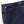 Load image into Gallery viewer, Close-up of dark indigo denim jeans showing the back pocket with white contrast stitching, a silver metal hook-and-loop closure, and a small green Levi's tag.
