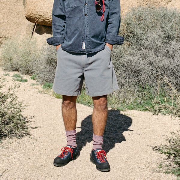 DOUBLEBACK CANVAS SHORT - BLUE CHEESE