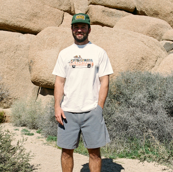 RAMBLIN' VAN T-SHIRT  - MILK