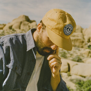 Big Rock Candy Mountaineering - TRUCKIN' TWILL PEACE CAP - GRAHAM CRACKER -  - Alternative View 1