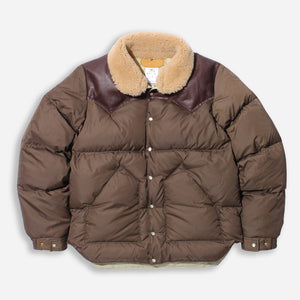 Rocky Mountain Featherbed - CHRISTY DOWN JACKET - MOCHA -  - Main Front View