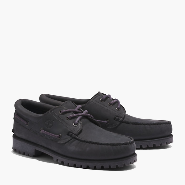 Timberland TIMBERLAND 3 EYE LUG HANDSEWN BOAT SHOE DARK GREY