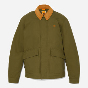 Timberland - STRAFFORD INSULATED WORK JACKET - DARK OLIVE -  - Main Front View