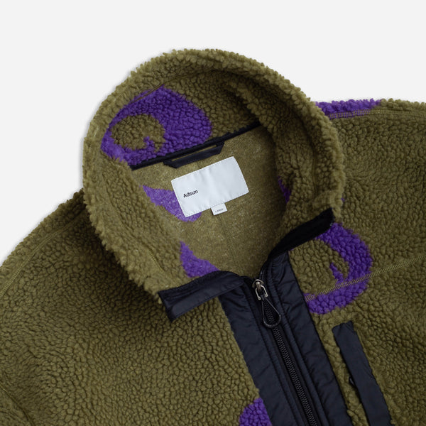 EXPEDITION FLEECE JACKET - GREEN/MULTI