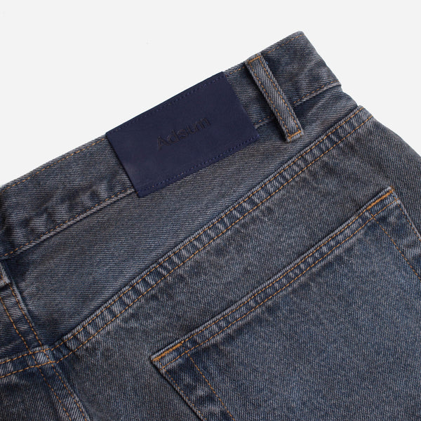 RELAXED FIT OD DENIM JEANS  - BROWN