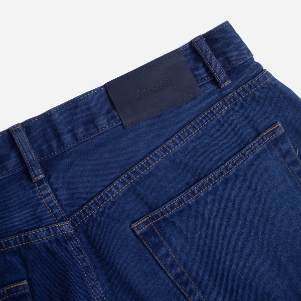 RELAXED FIT OD DENIM JEANS  - NAVY