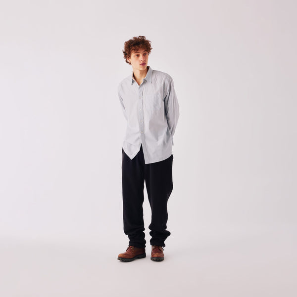 Adsum Oxford Premium BD -  Blue Poplin Stripe