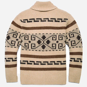 Pendleton - Pendleton Original Westerley Sweater - Tan Brown -  - Alternative View 1