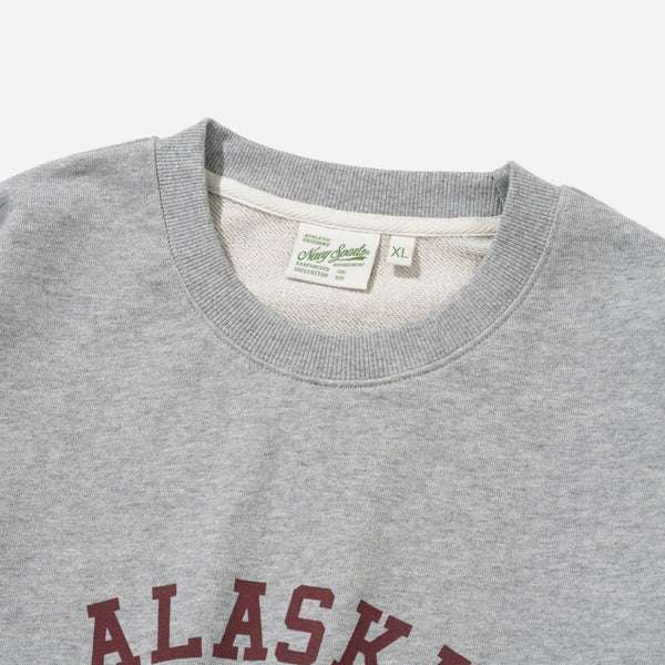 ALASKA BEARS SWEATSHIRT - GREY  MELANGE