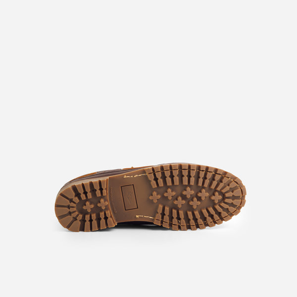 Arrow Moccasin Marblehead Boat Shoe - Pebble Brown
