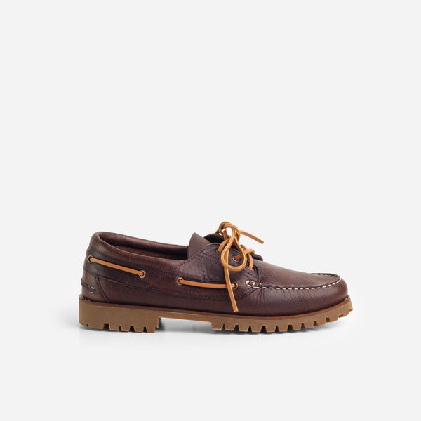 Arrow Moccasin Marblehead Boat Shoe - Pebble Brown
