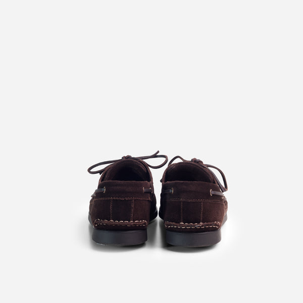 Arrow Moccasin Gloucester Boat Shoe Suede - Brown