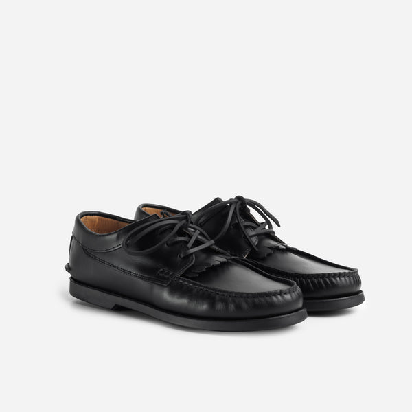 Arrow Moccasin Hyannis Fringe Moc - Ciclone Black