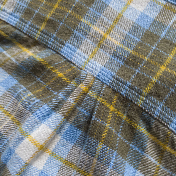 WASHED FLANNEL WORK SHIRT - GOLD REVINE