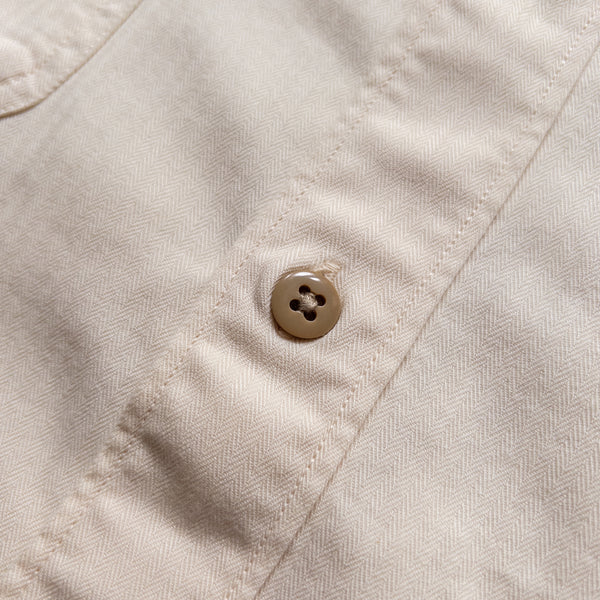 HBT OFFICERS SHIRT - BUTTERMILK