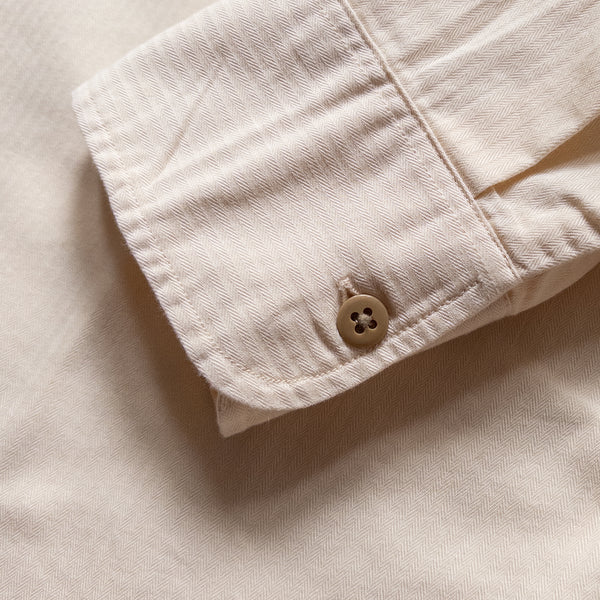 HBT OFFICERS SHIRT - BUTTERMILK