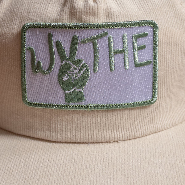PEACE PATCH CORD CAP - CREAM