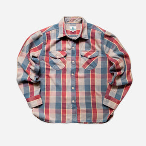 Wythe - Wythe Washed Flannel Workshirt - Conservation Plaid -  - Main Front View