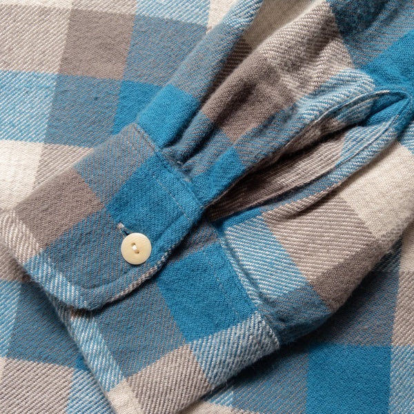 Wythe Washed Flannel Workshirt - Glacier Plaid