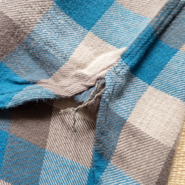 Wythe Washed Flannel Workshirt - Glacier Plaid