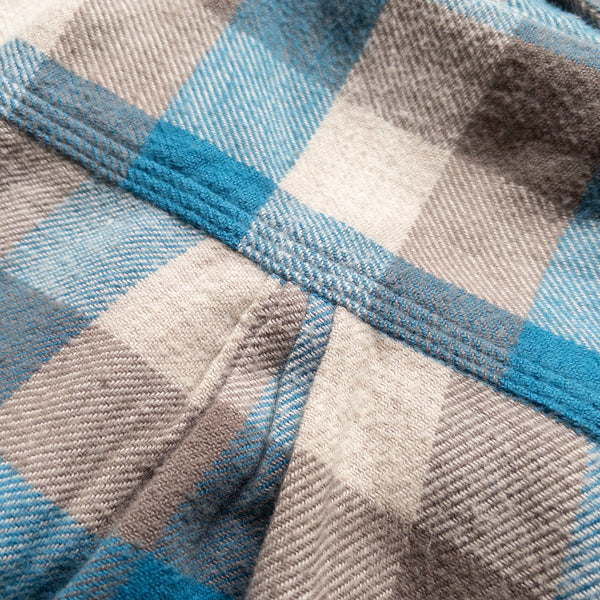Wythe Washed Flannel Workshirt - Glacier Plaid