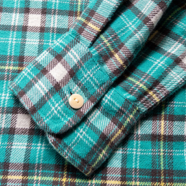 Wythe Washed Flannel Workshirt - Thousand Lakes Plaid