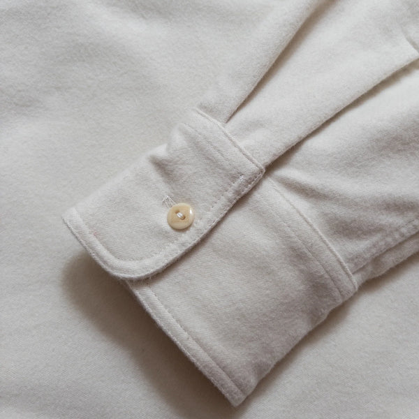 Wythe Moleskin Officer's Shirt - Alablaster