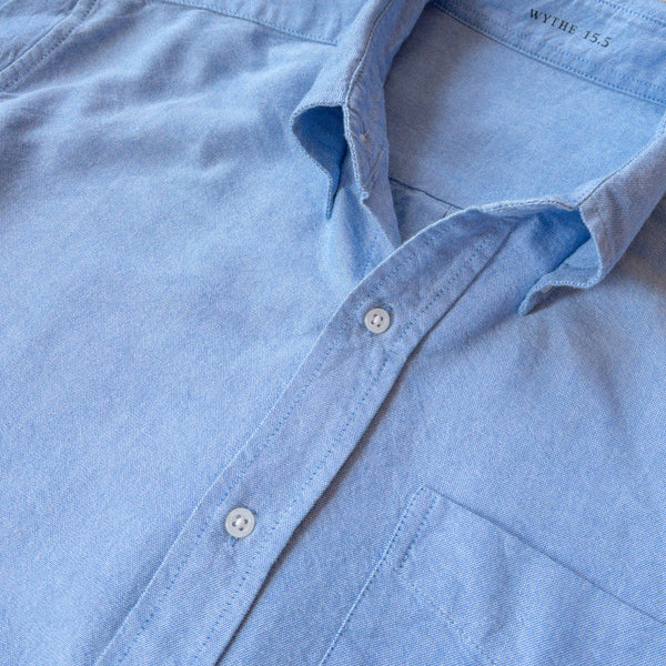 OXFORD CLOTH B.D SHIRT - BLUE