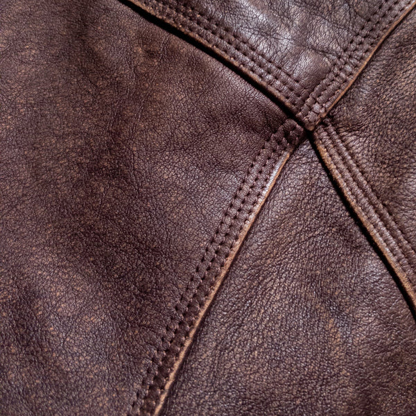 Wythe Leather Buckaroo Jacket - Brown