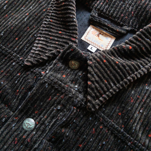 DONEGAL CORDUROY RANCH JACKET - NIGHT SKY