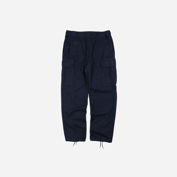 Frizmworks Army Pocket Cargo Pants - Indigo Denim