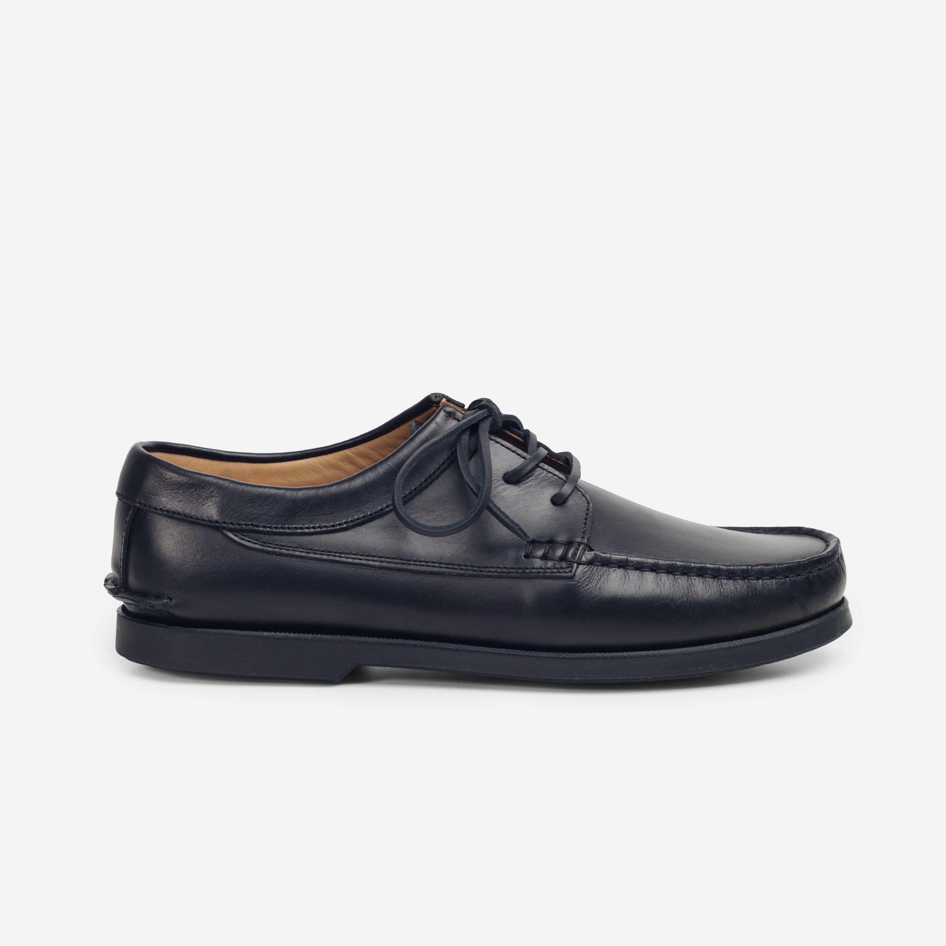 Arrow Moccasin Company OG BLUCHER SHOE - BLACK/BLACK - The Great