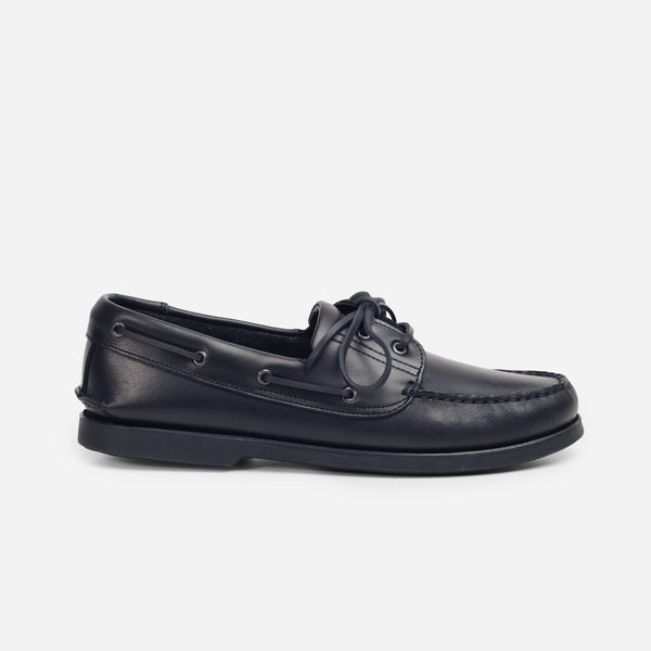 GLOUCESTER BOAT SHOE - BLACK