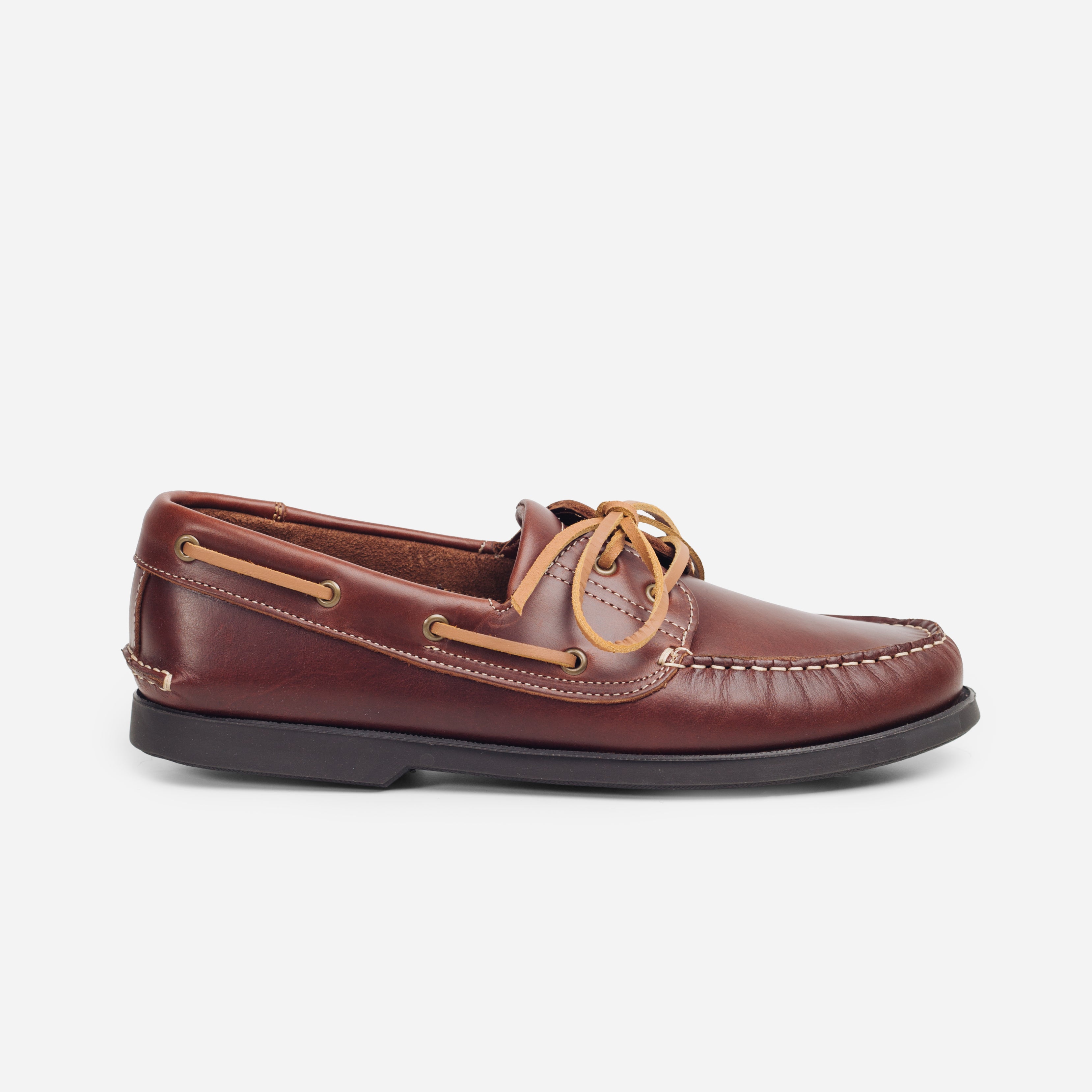Arrow Moccasin Company GLOUCESTER BOAT SHOE - CICLONE BROWN - The