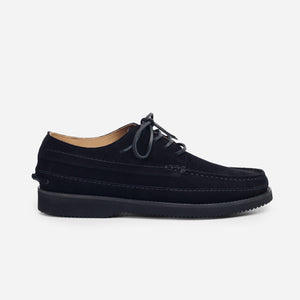 Arrow Moccasin Company - NANTUCKET TREK MOC - BLACK/BLACK -  - Main Front View